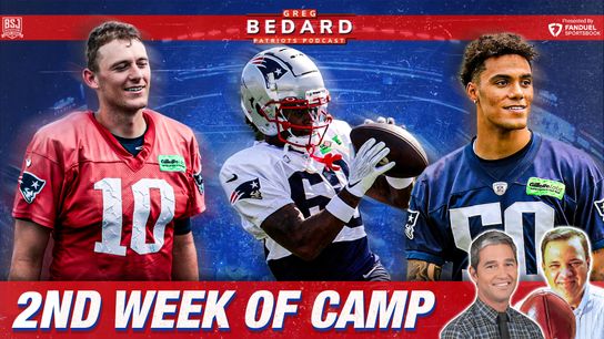 .@fdsportsbook Podcast & Video: Bedard Patriots Pod - Breaking down first week with Giardi taken at BSJ Headquarters (Patriots)
